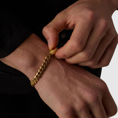 Cuban Bracelet (Gold) 8mm