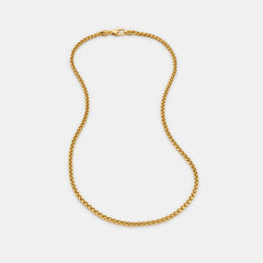 Wheat (18ct Gold) 3mm | Sterling Silver