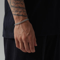 Double Belcher Bracelet (Silver)
