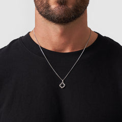 Clover Logo Pendant (Silver)