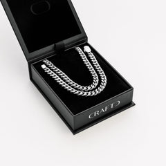 Cuban 8mm Gift Set (Silver)