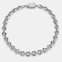 Melted Link Bracelet (Silver)