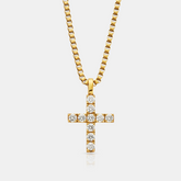 Iced Cross (Gold)