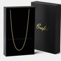 Cuban (18ct Gold) 2mm | Sterling Silver