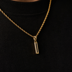Mini Onyx Stone Totem (Gold)