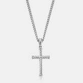 Rope Cross (Silver)