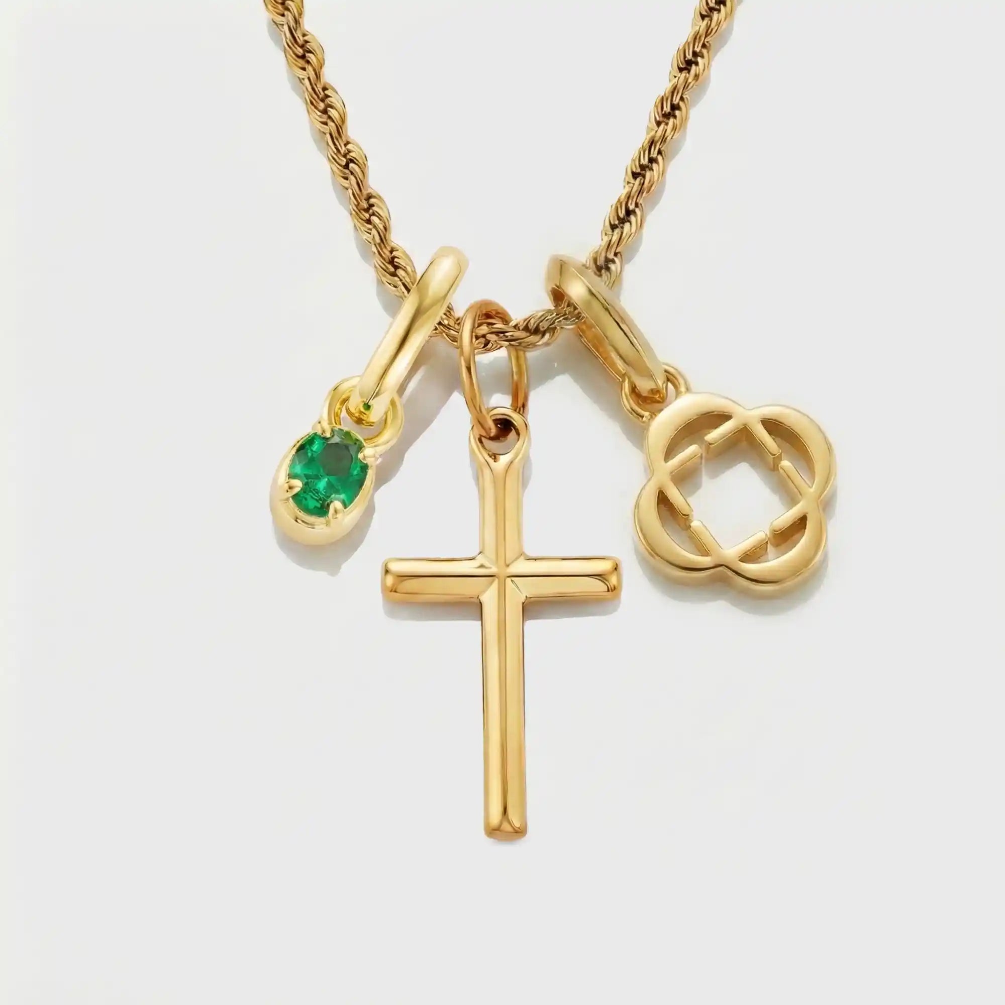 Build Your Own Pendant (Gold) | Emerald Stone