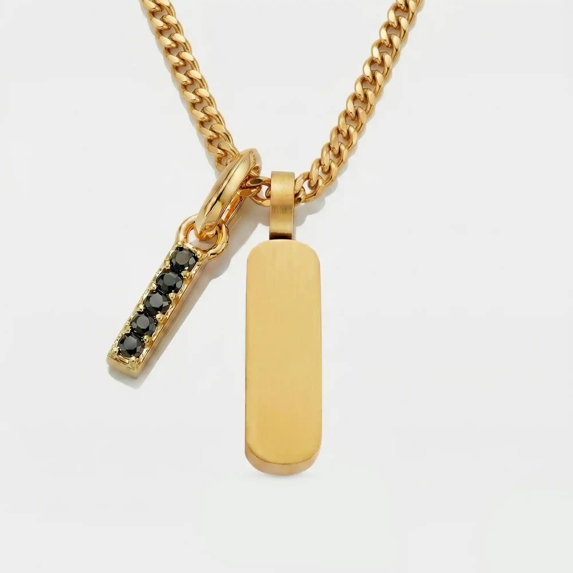 Build Your Own Pendant (Gold) | Onyx Stone