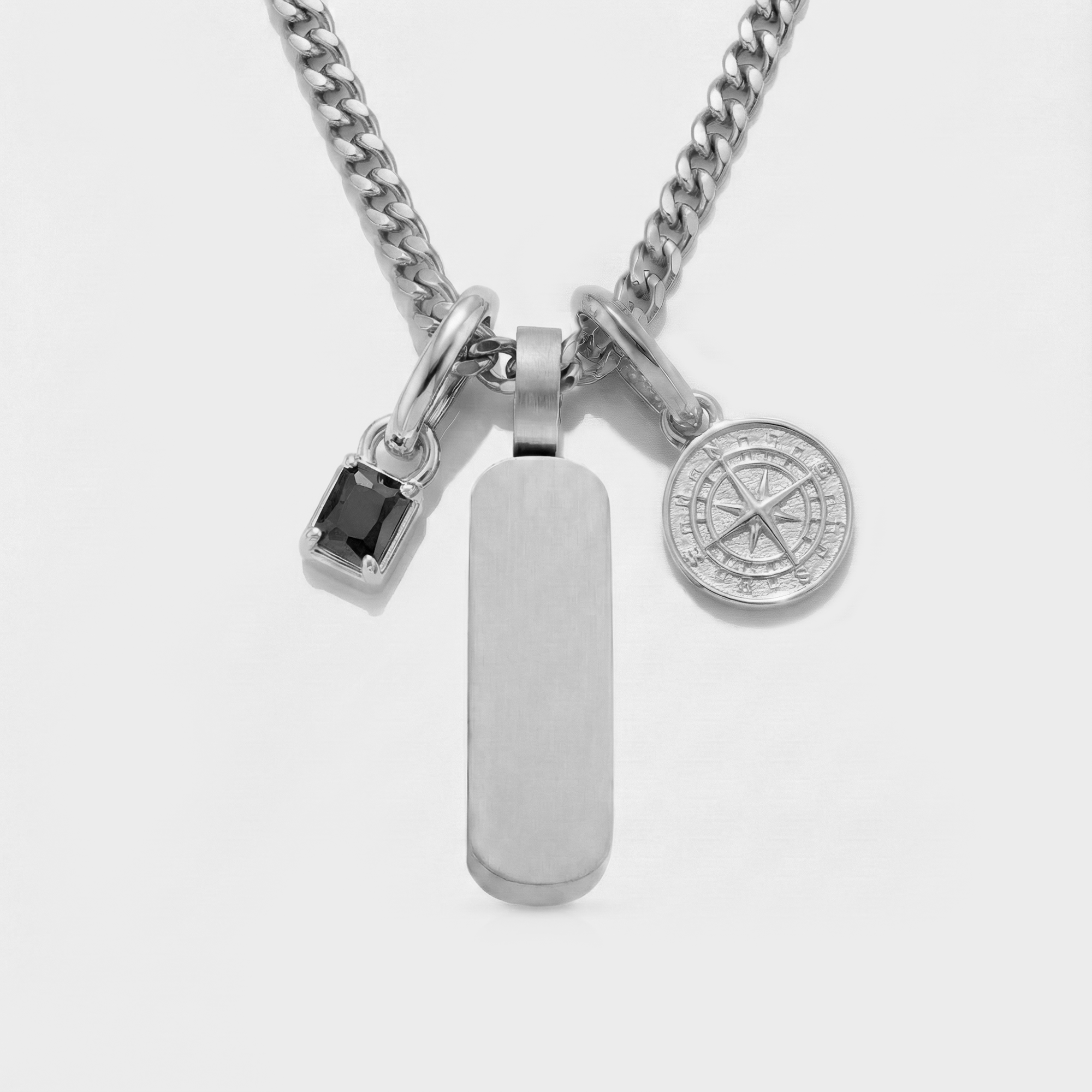 Build Your Own Pendant (Silver) | Onyx Stone
