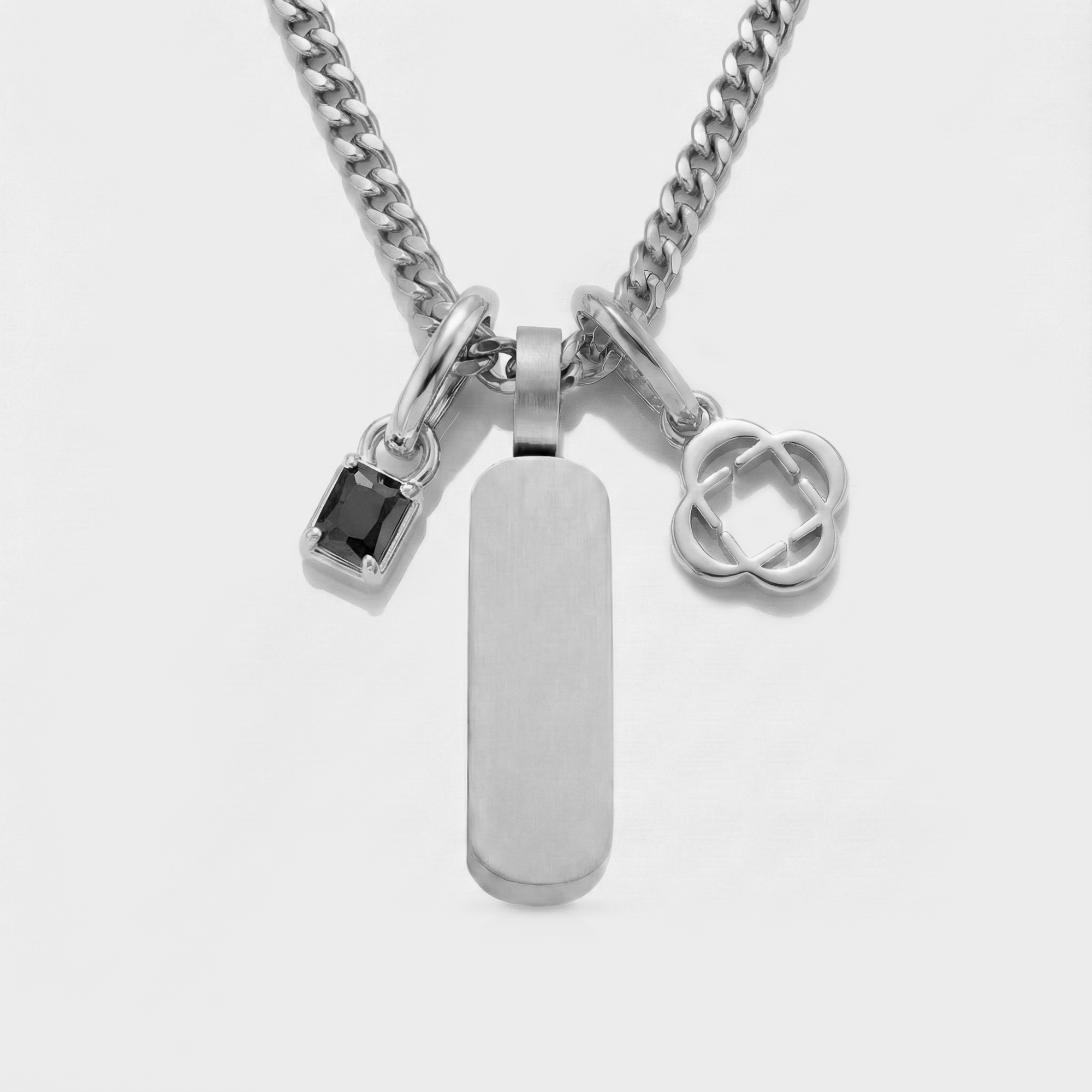 Build Your Own Pendant (Silver) | Onyx Stone