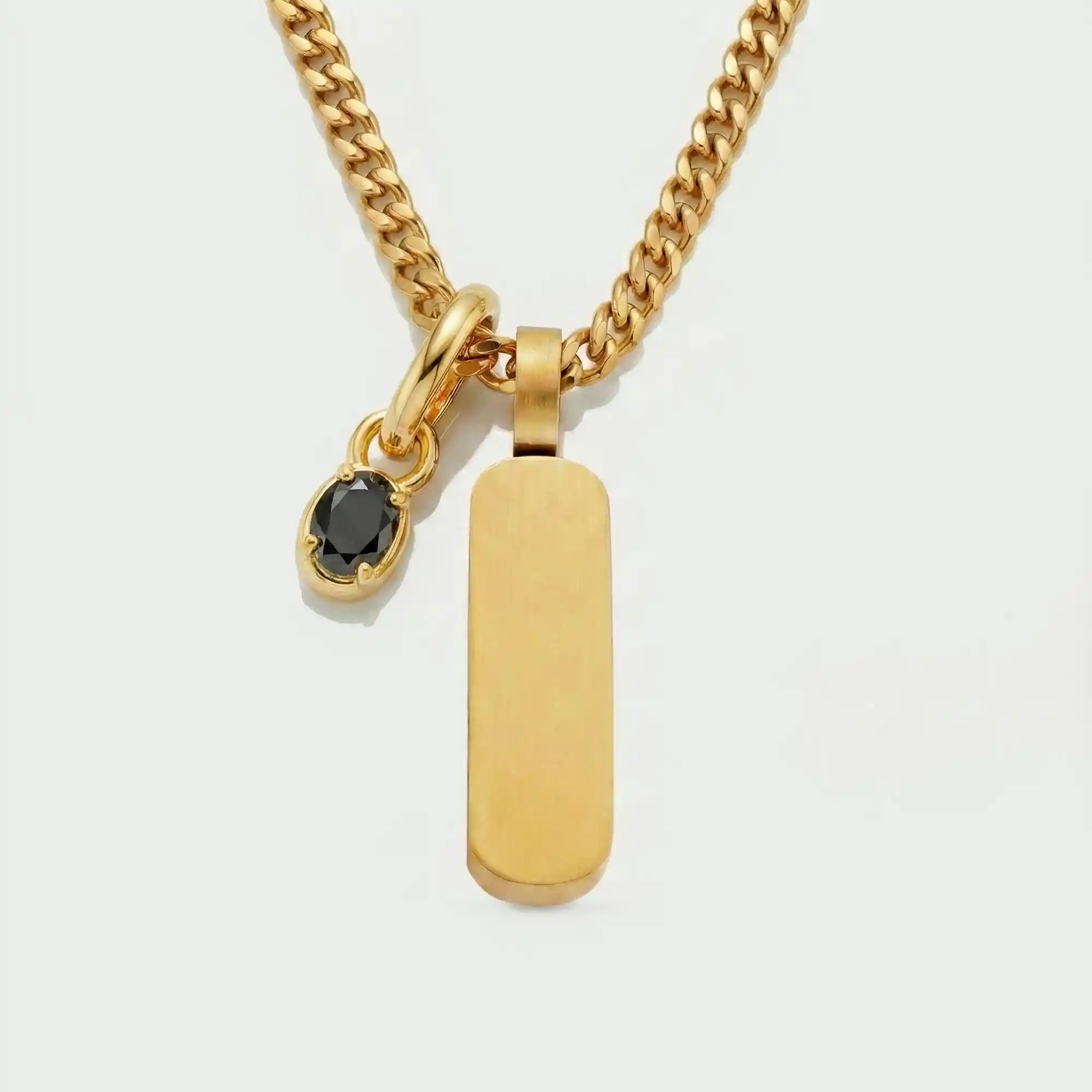 Build Your Own Pendant (Gold) | Onyx Stone