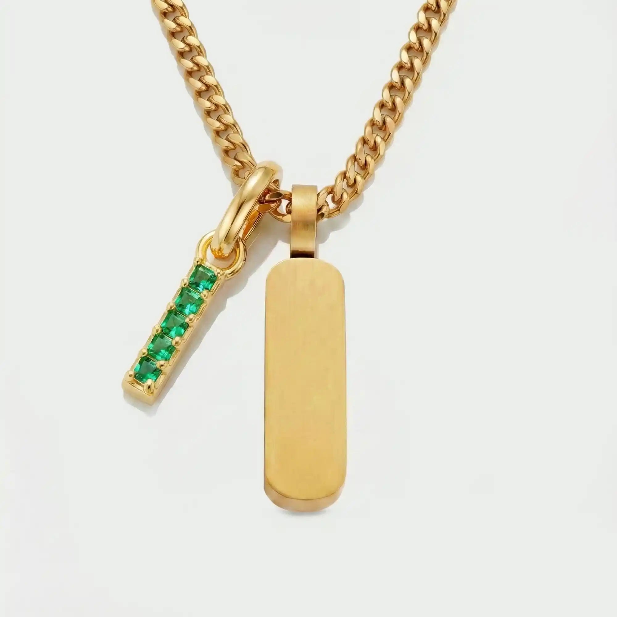 Build Your Own Pendant (Gold) | Emerald Stone