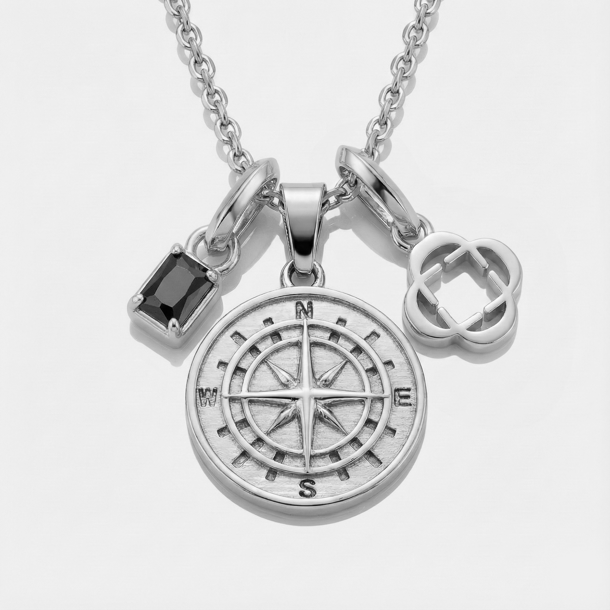 Build Your Own Pendant (Silver) | Onyx Stone
