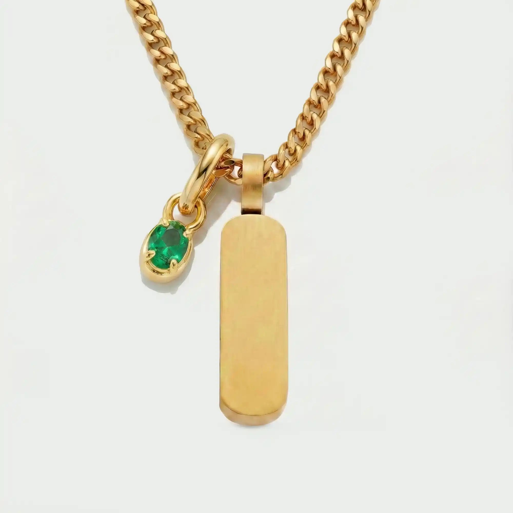 Build Your Own Pendant (Gold) | Emerald Stone