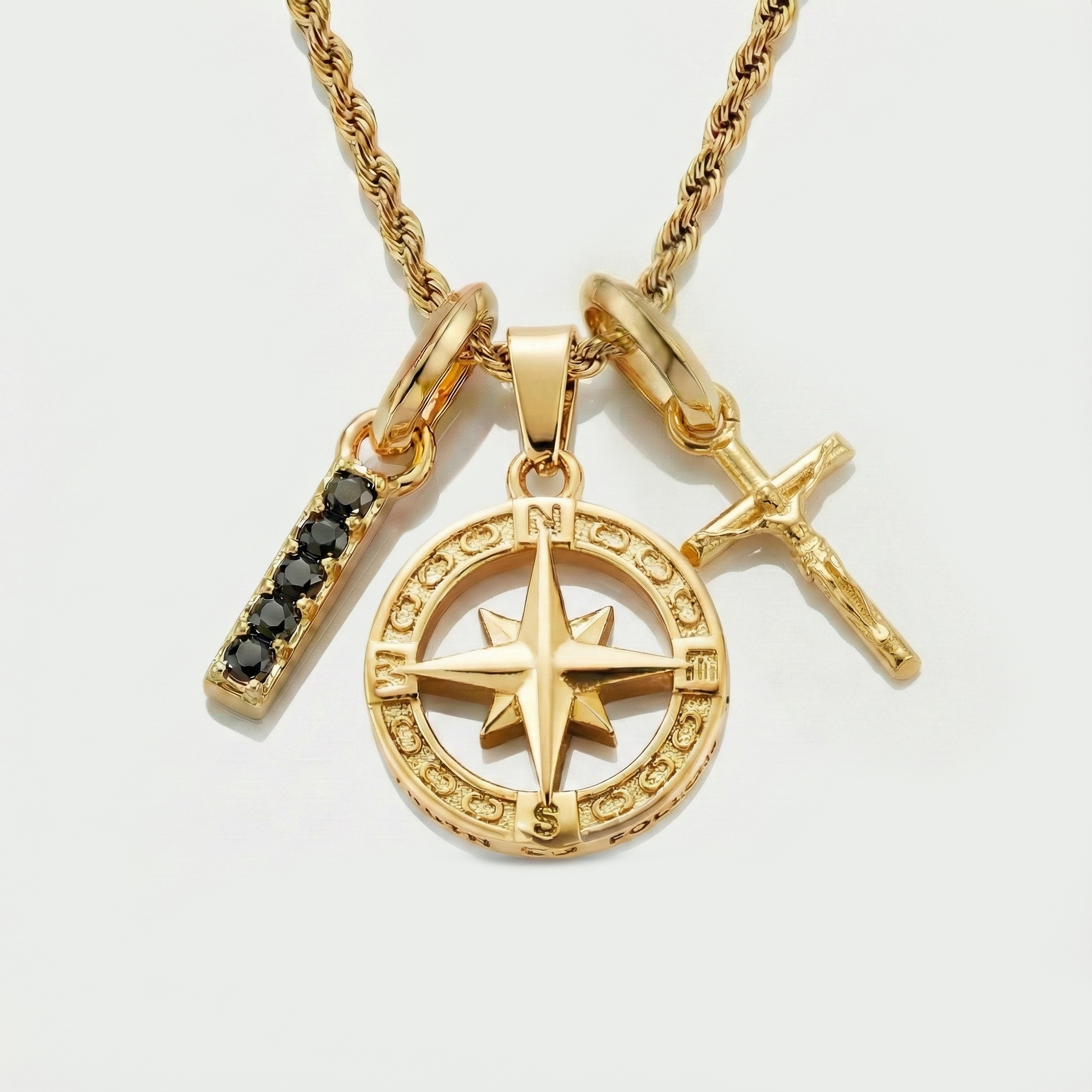 Build Your Own Pendant (Gold) | Onyx Stone