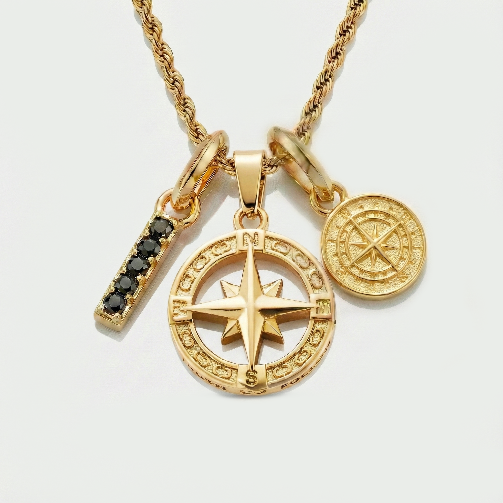 Build Your Own Pendant (Gold) | Onyx Stone