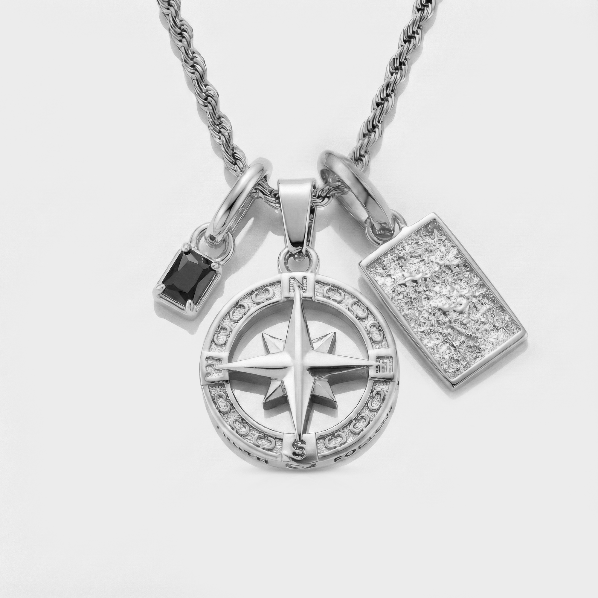 Build Your Own Pendant (Silver) | Onyx Stone