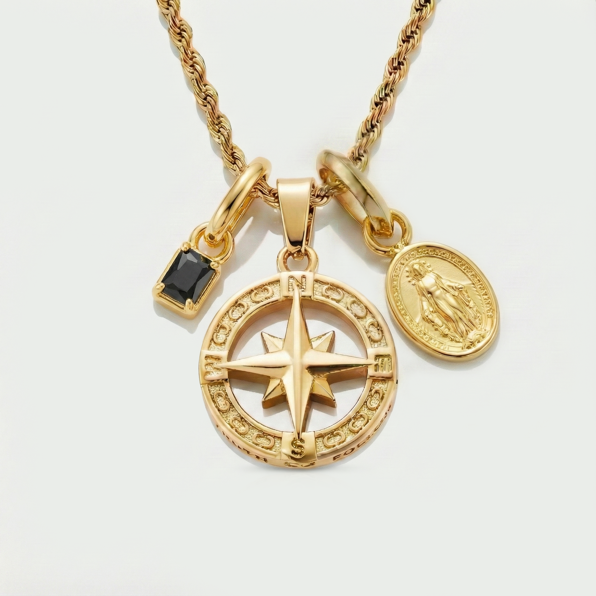 Build Your Own Pendant (Gold) | Onyx Stone