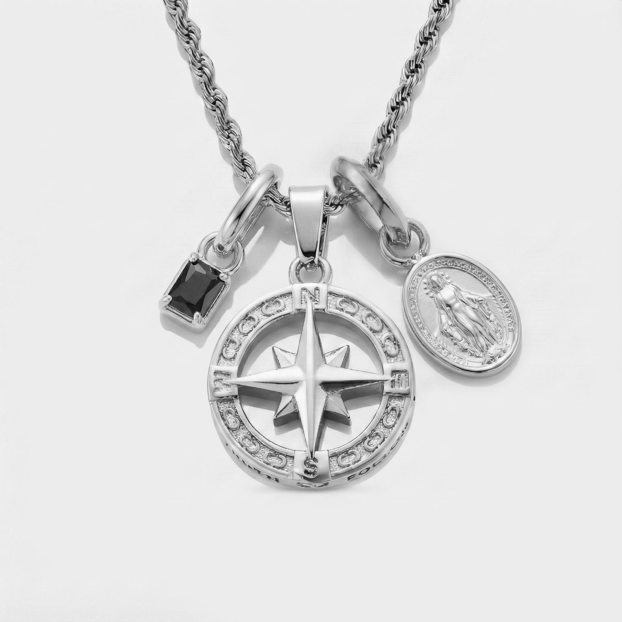 Build Your Own Pendant (Silver) | Onyx Stone