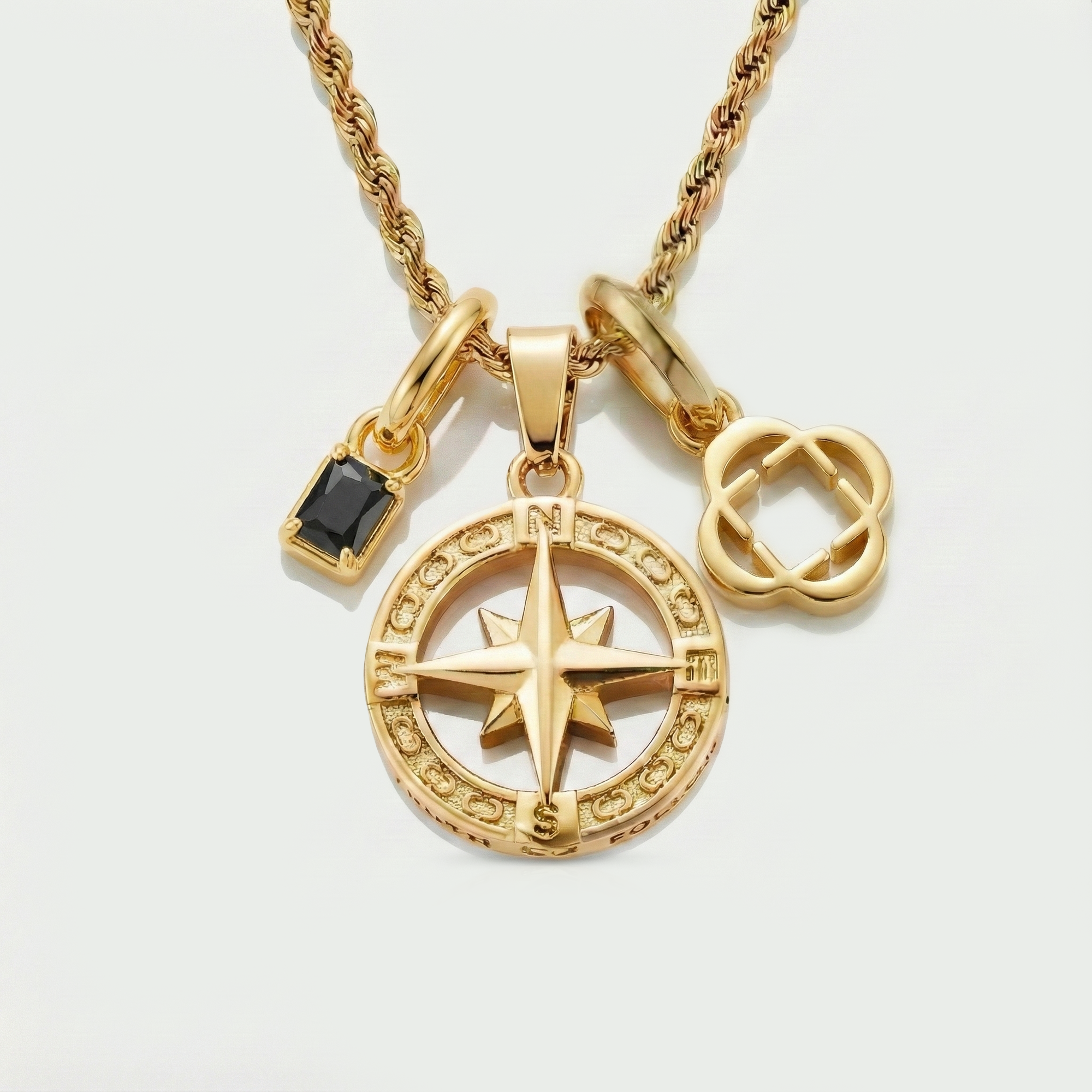 Build Your Own Pendant (Gold) | Onyx Stone