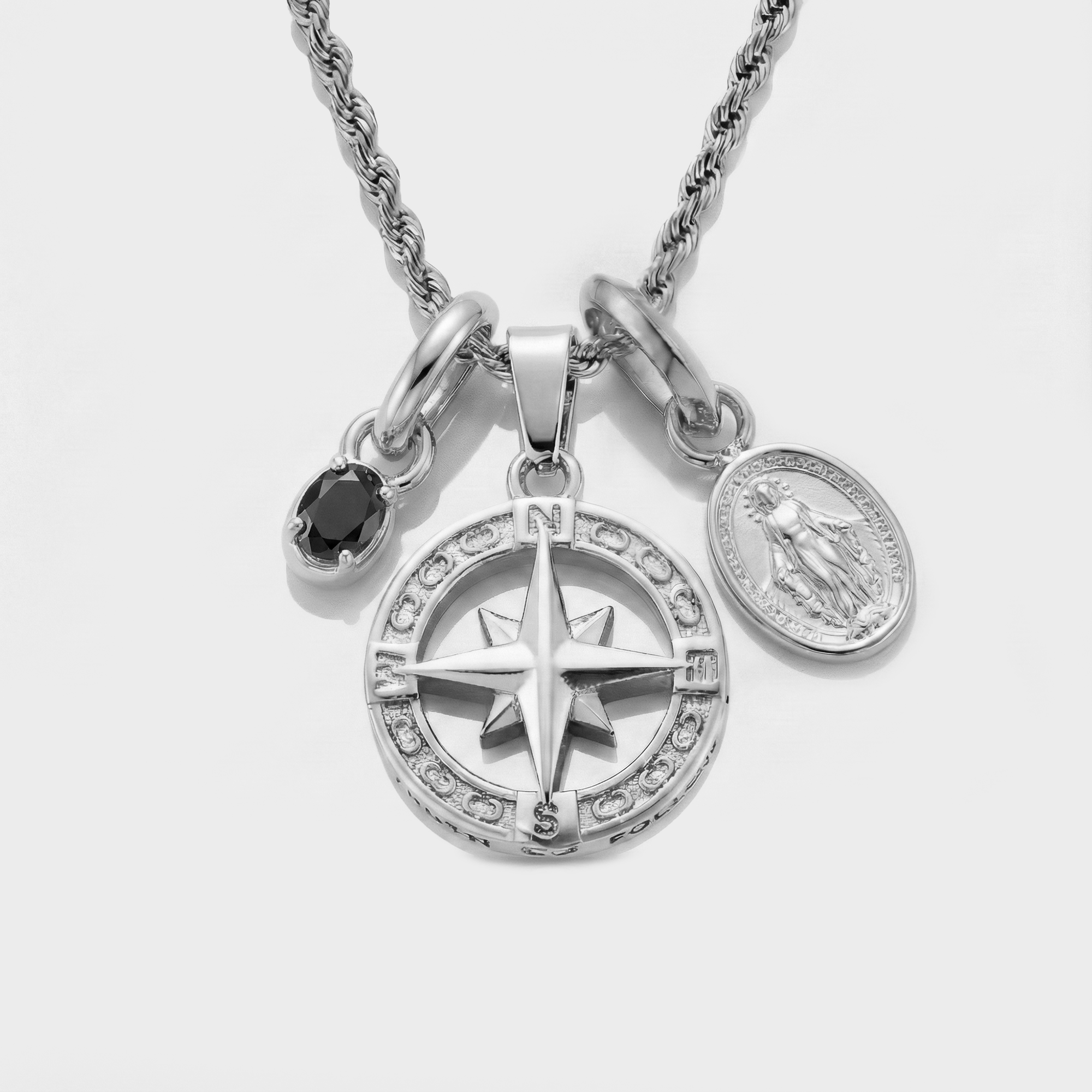 Build Your Own Pendant (Silver) | Onyx Stone