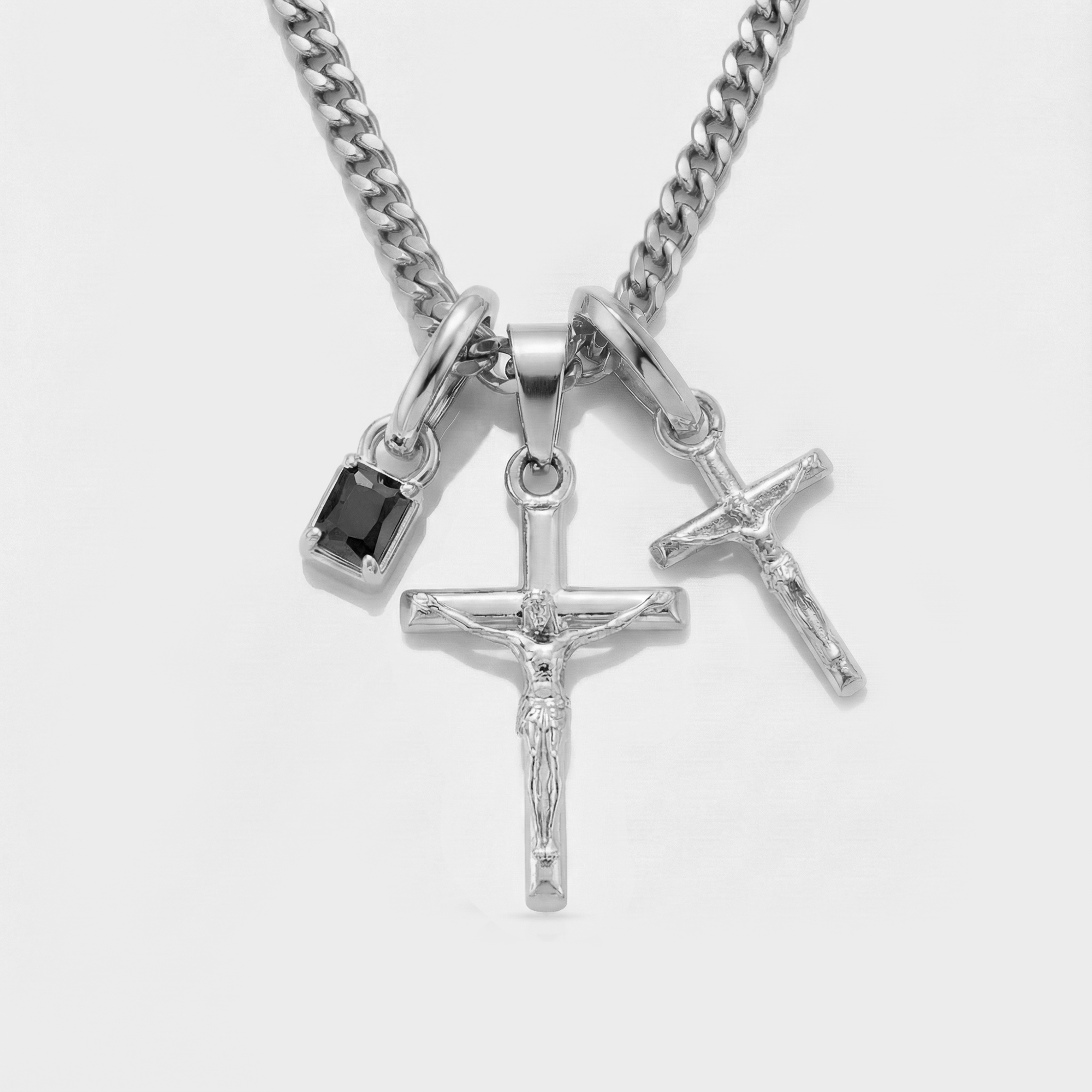 Build Your Own Pendant (Silver) | Onyx Stone