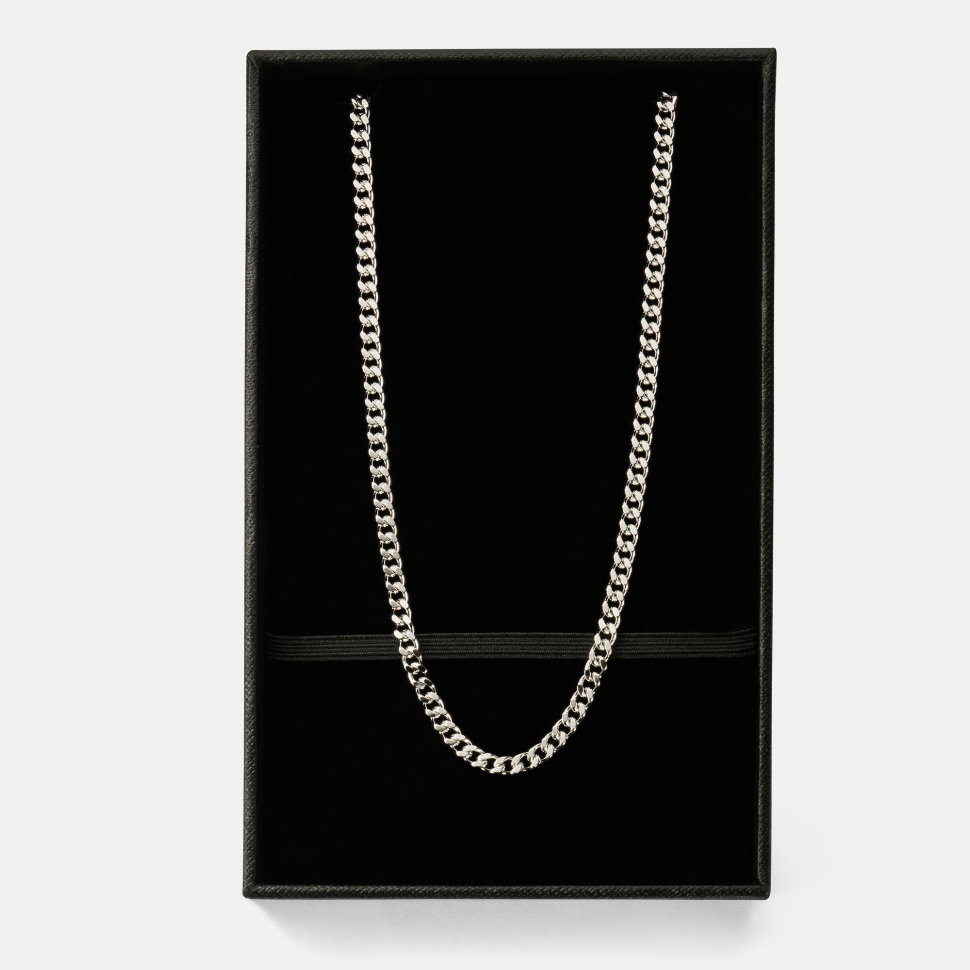 Cuban (Sterling Silver) 4mm