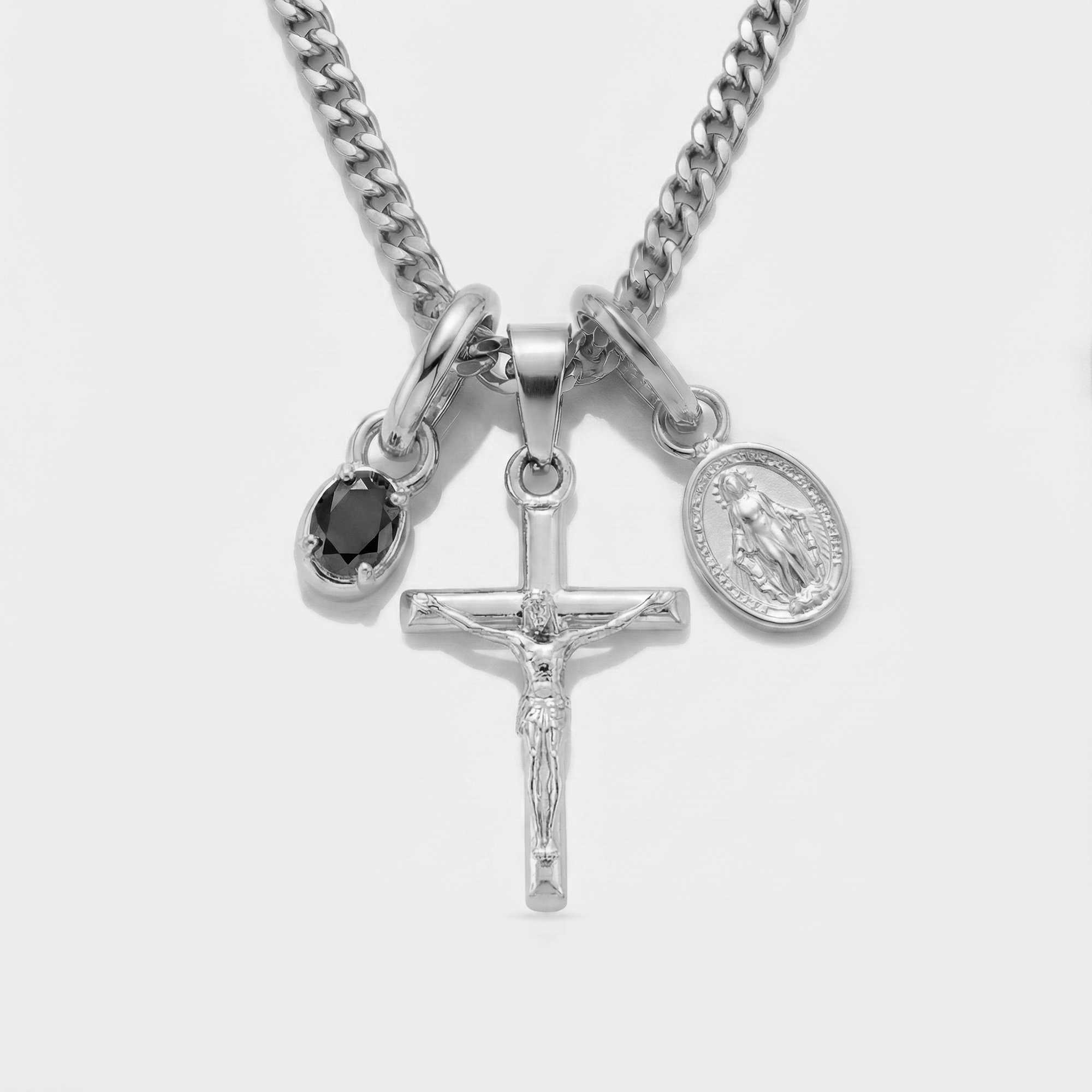 Build Your Own Pendant (Silver) | Onyx Stone