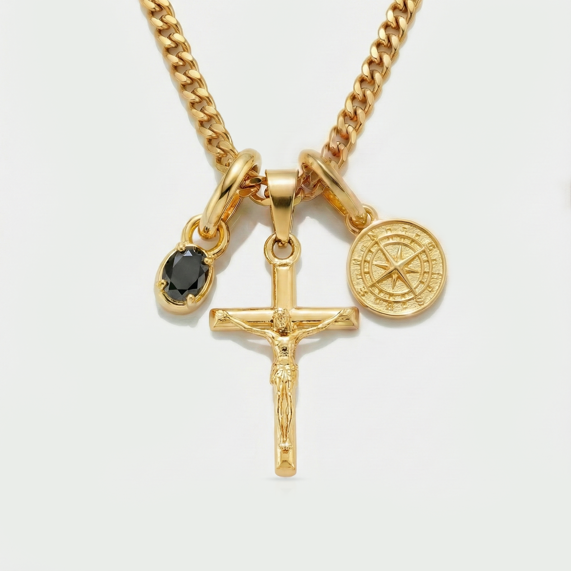 Build Your Own Pendant (Gold) | Onyx Stone