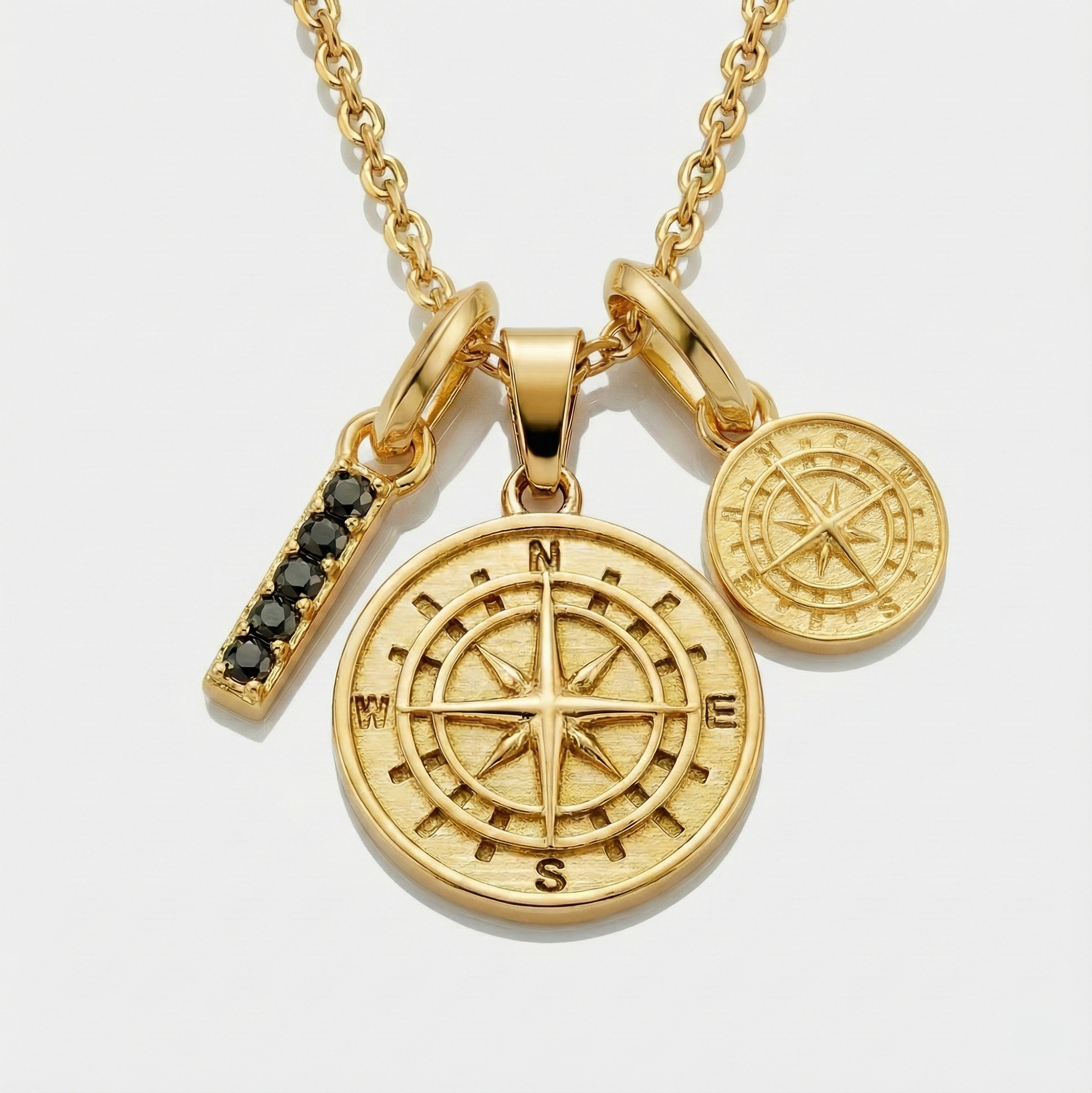 Build Your Own Pendant (Gold) | Onyx Stone