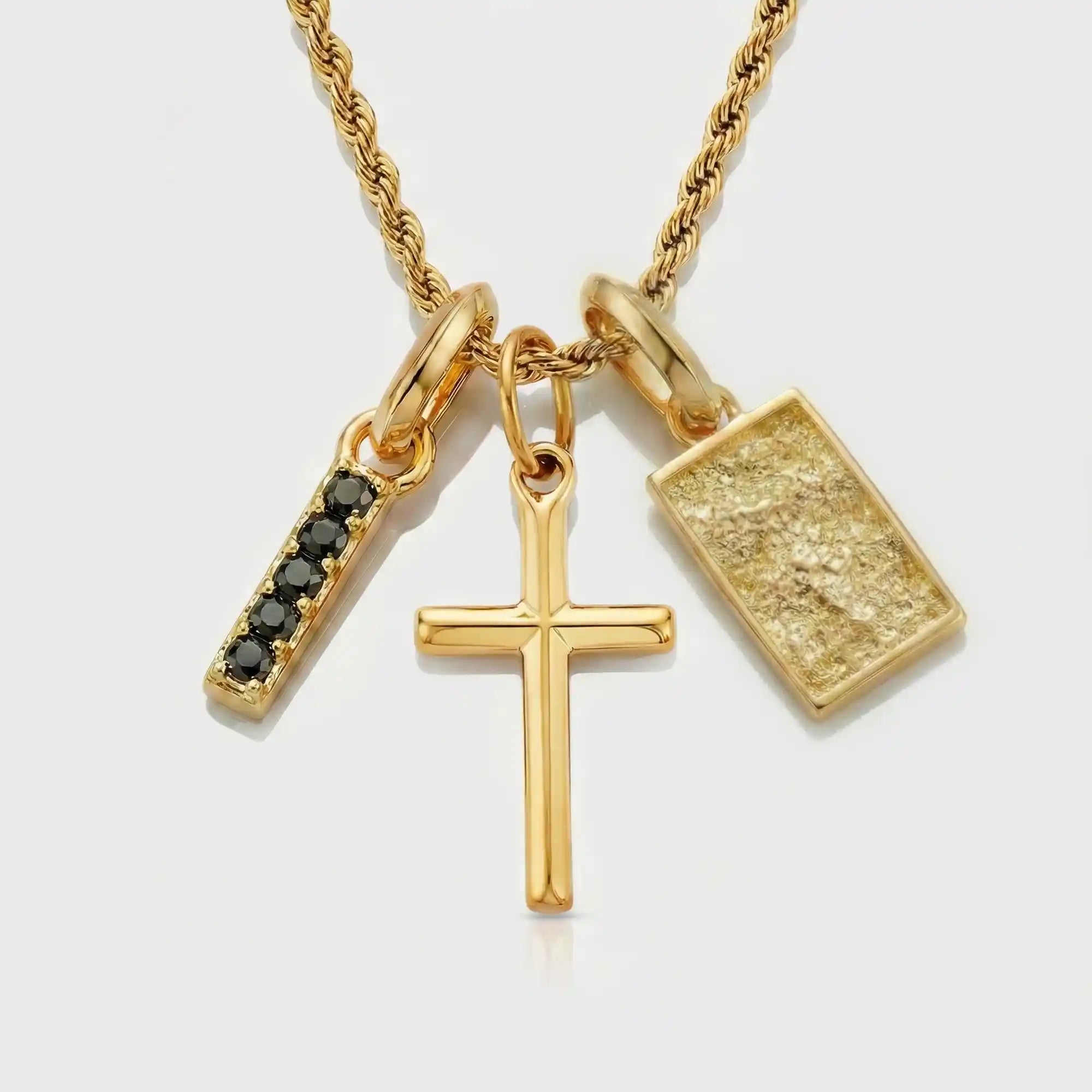 Build Your Own Pendant (Gold) | Onyx Stone