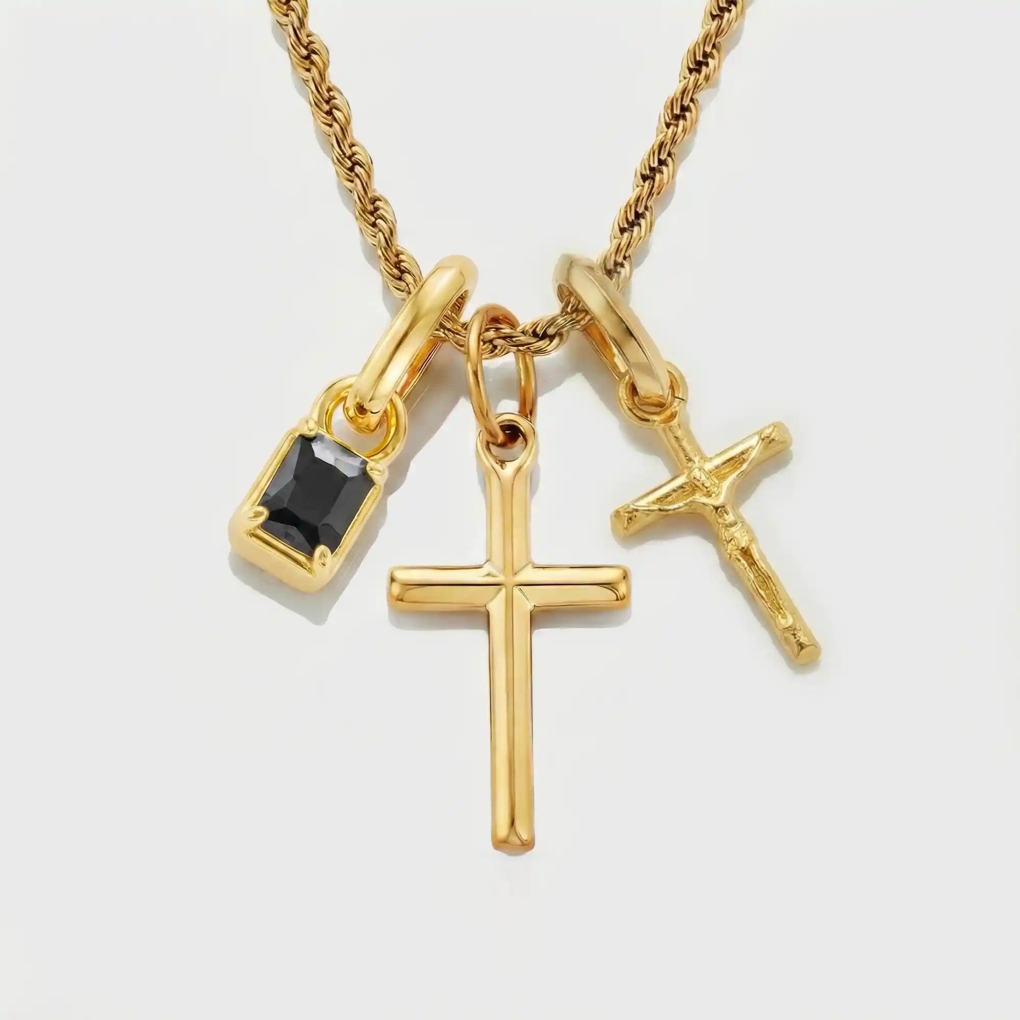 Build Your Own Pendant (Gold) | Onyx Stone