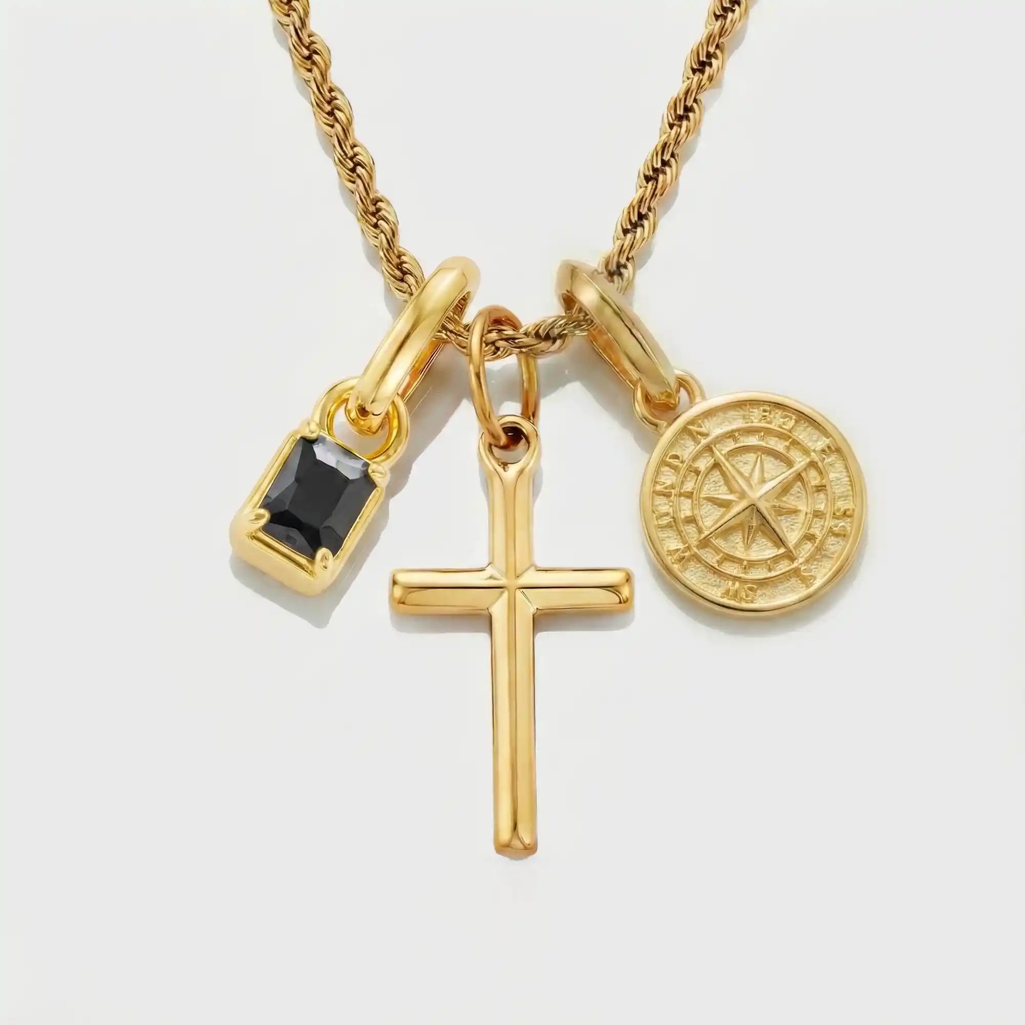 Build Your Own Pendant (Gold) | Onyx Stone