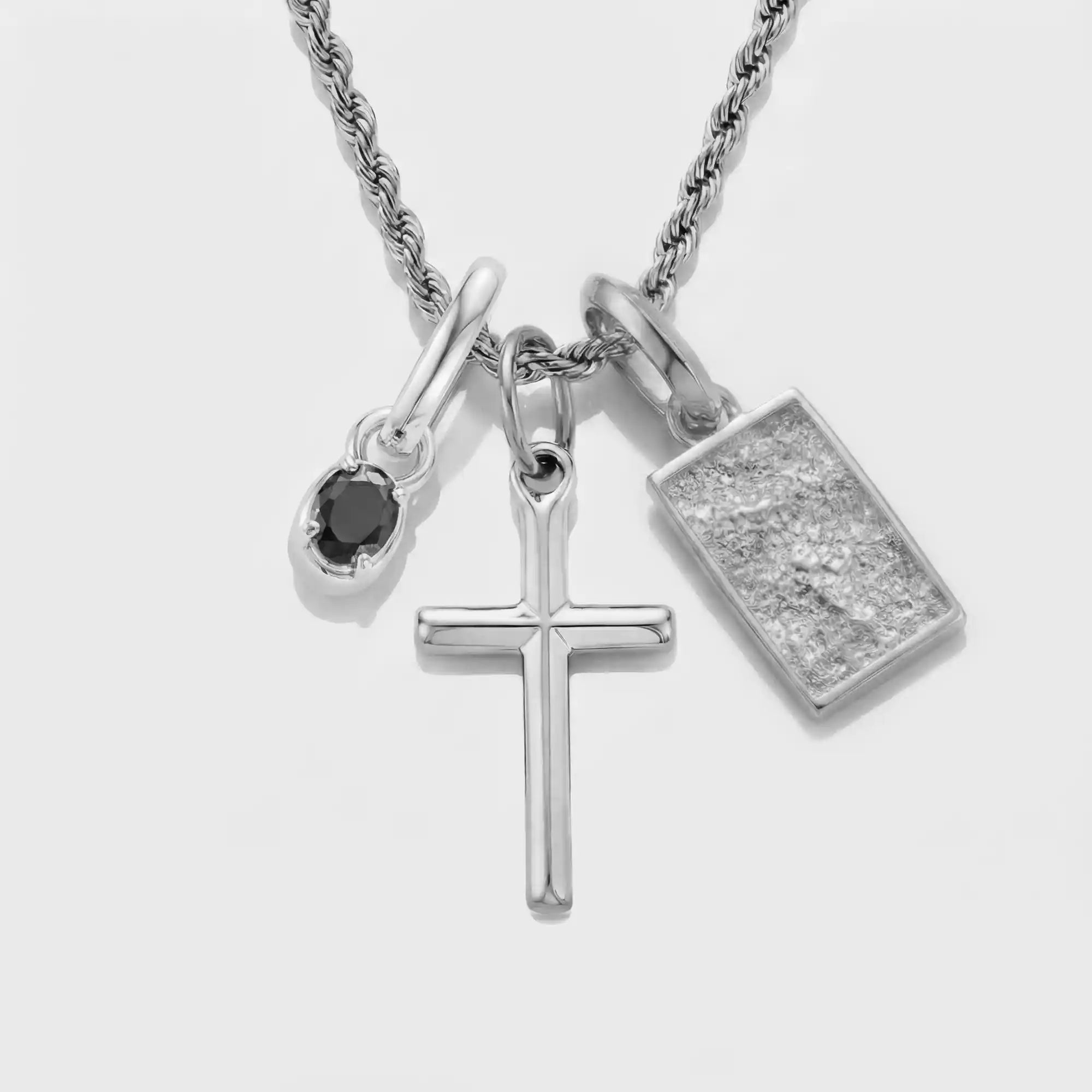 Build Your Own Pendant (Silver) | Onyx Stone