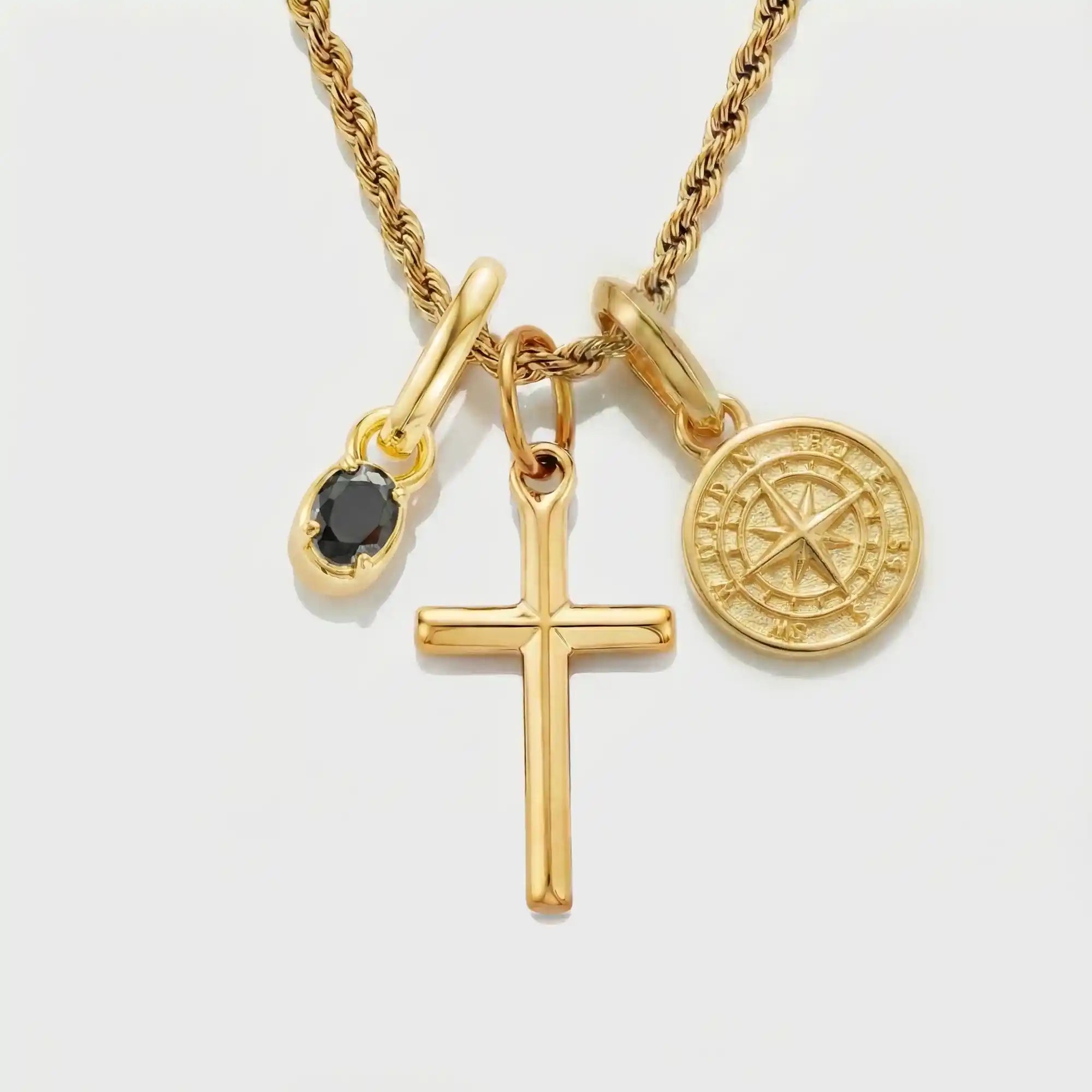 Build Your Own Pendant (Gold) | Onyx Stone