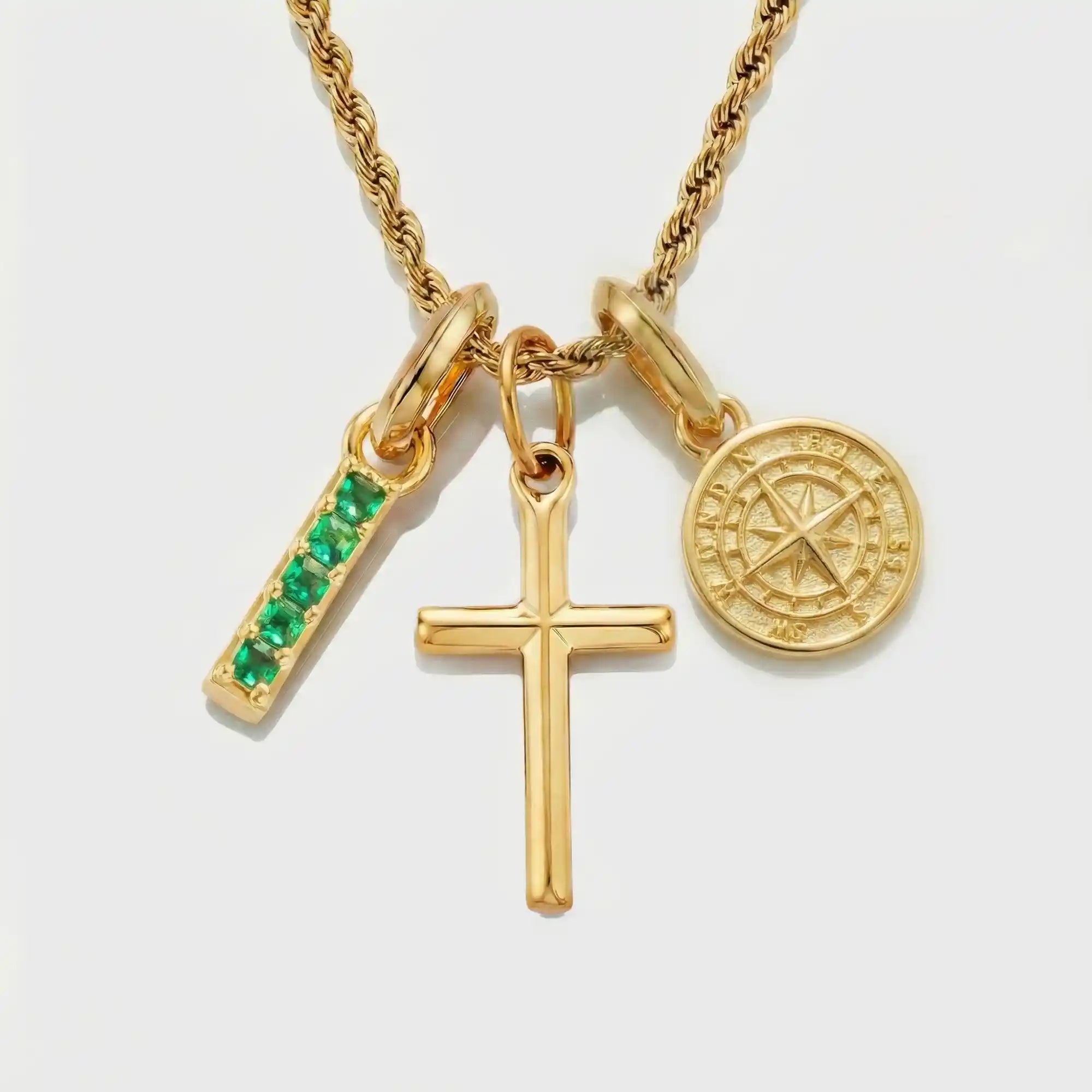 Build Your Own Pendant (Gold) | Emerald Stone