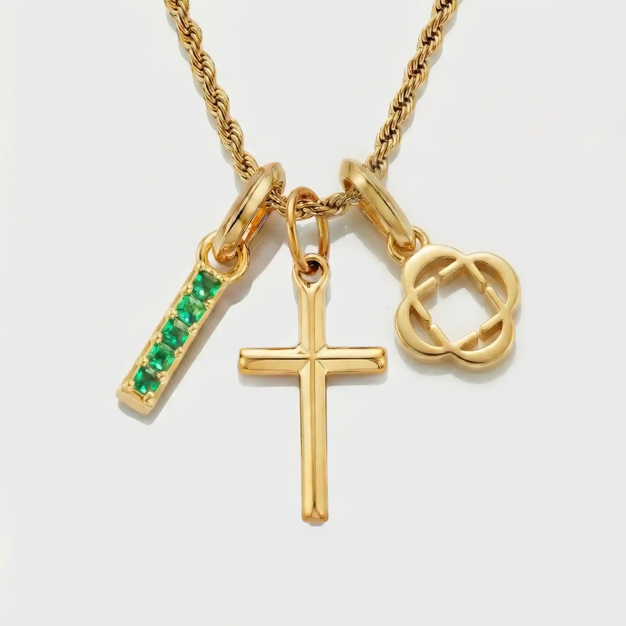 Build Your Own Pendant (Gold) | Emerald Stone