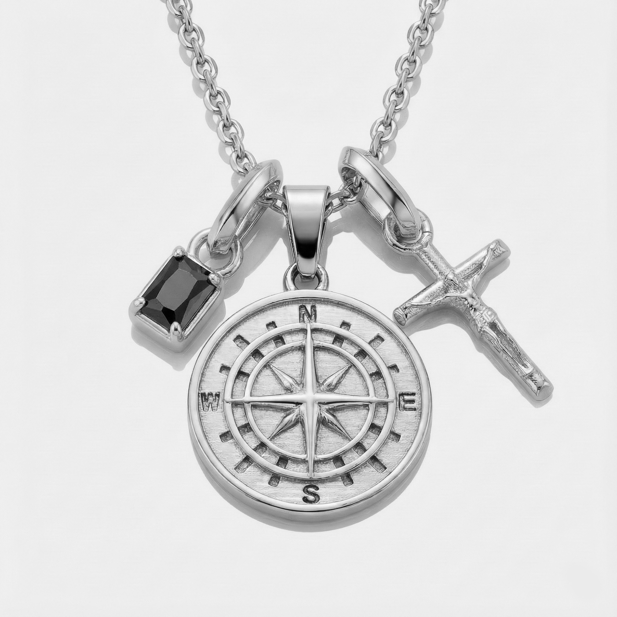 Build Your Own Pendant (Silver) | Onyx Stone