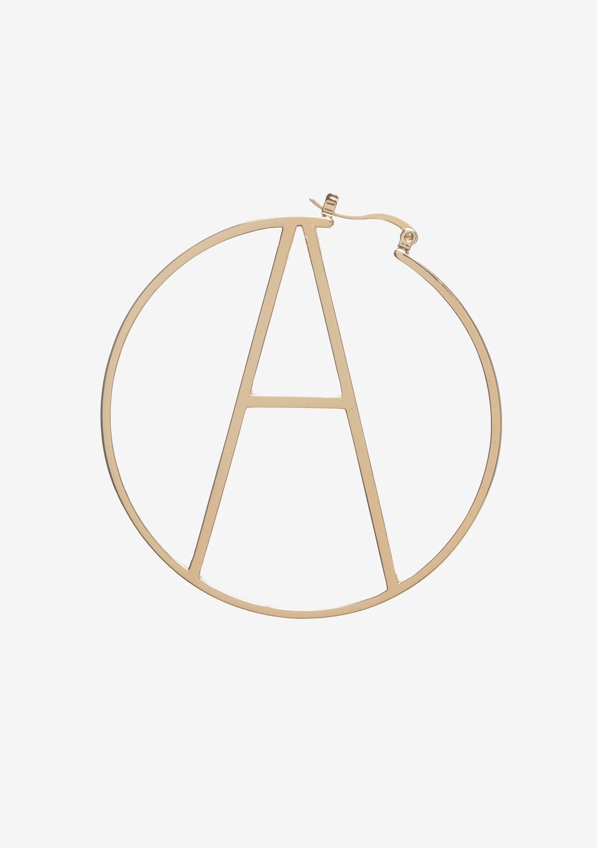Hoop Letter Earring