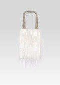 Avery Sequin Feather Bag
