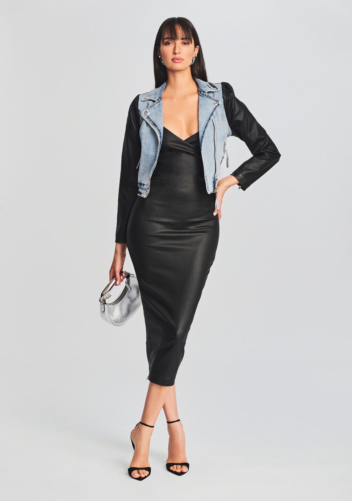 Norrie Coated Denim Dress
