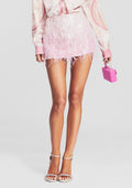 Athana Sequin Feather Skirt