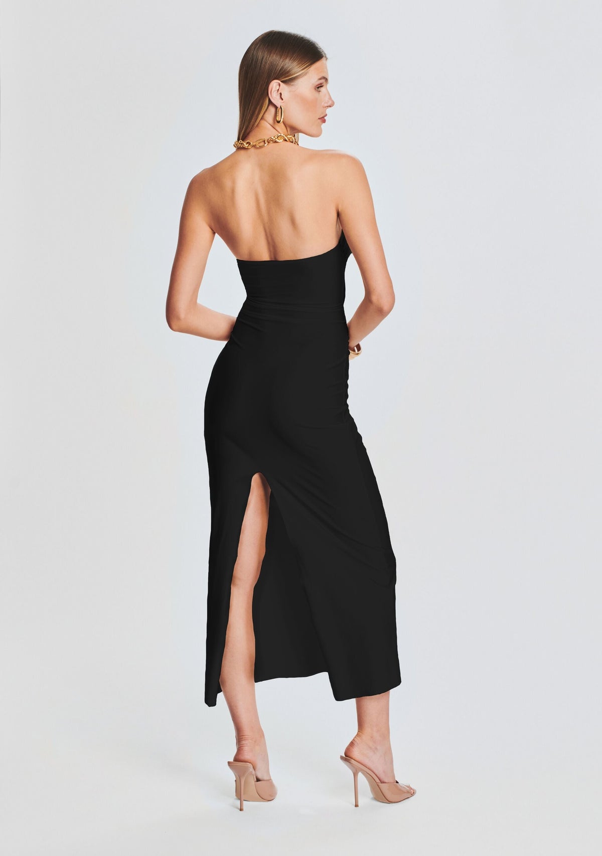 Lily Lycra Maxi Dress