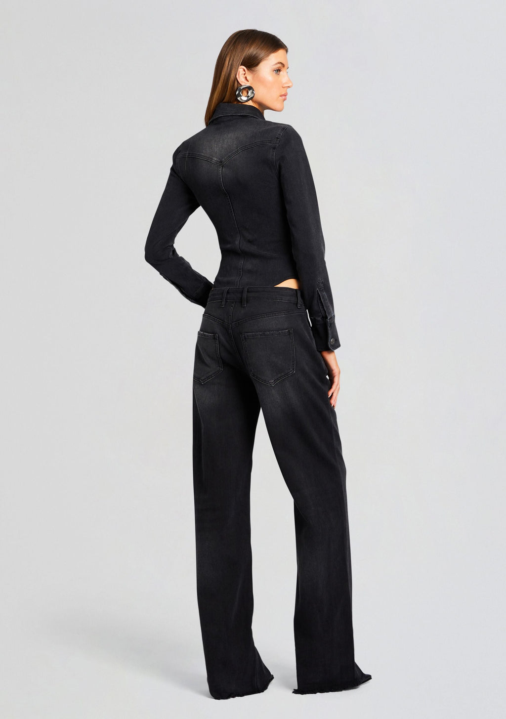 Helena Denim Bodysuit