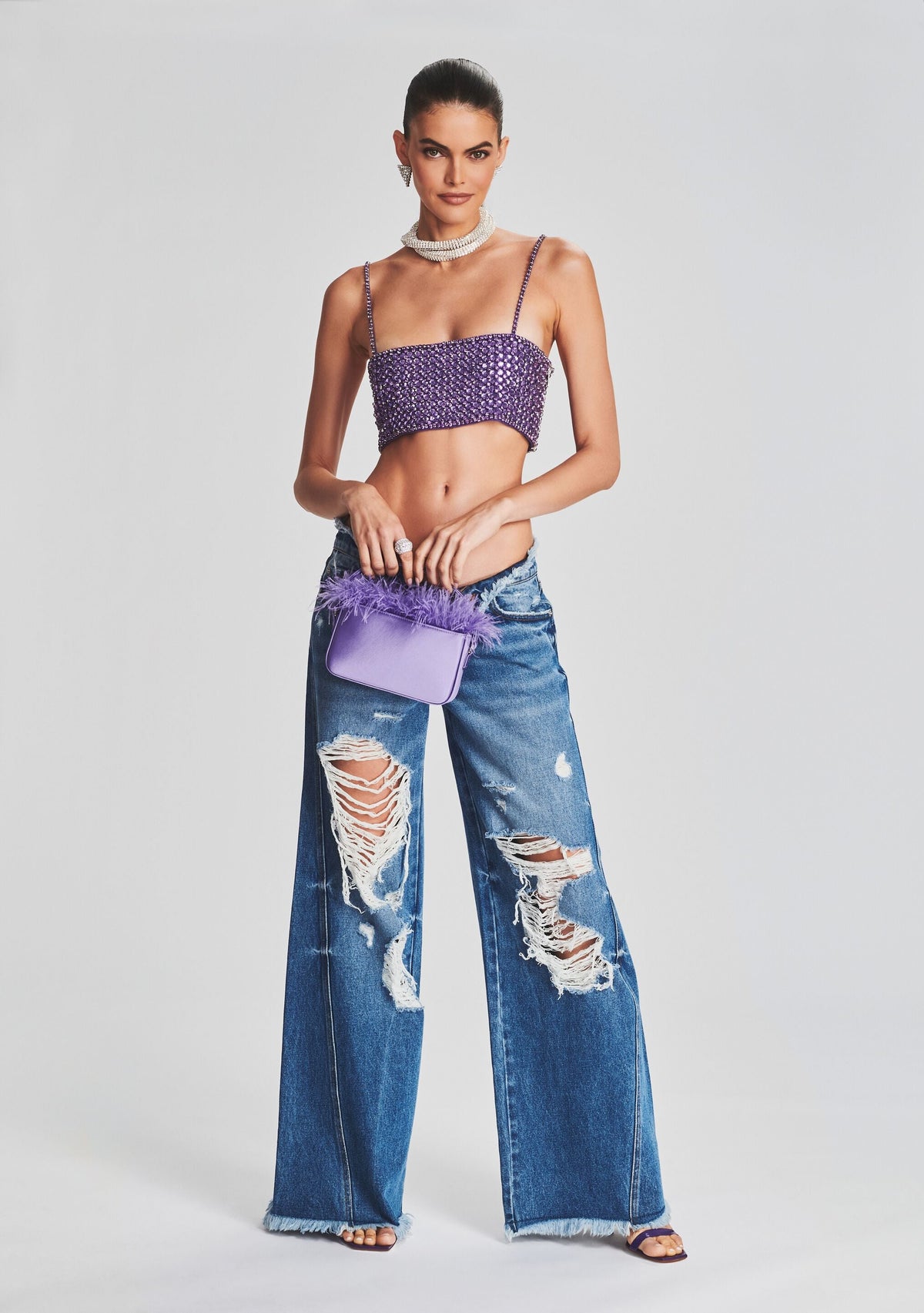 Emilia Crystal Top