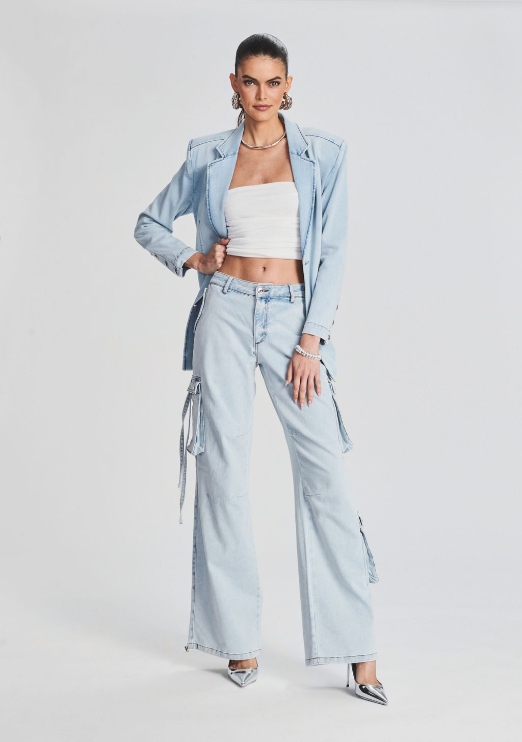 Beckett Denim Blazer