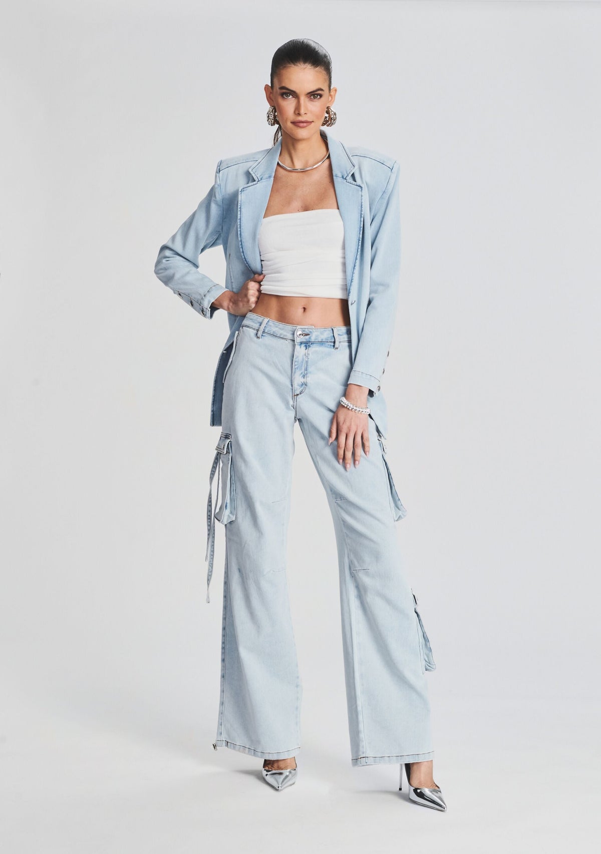 Beckett Denim Blazer
