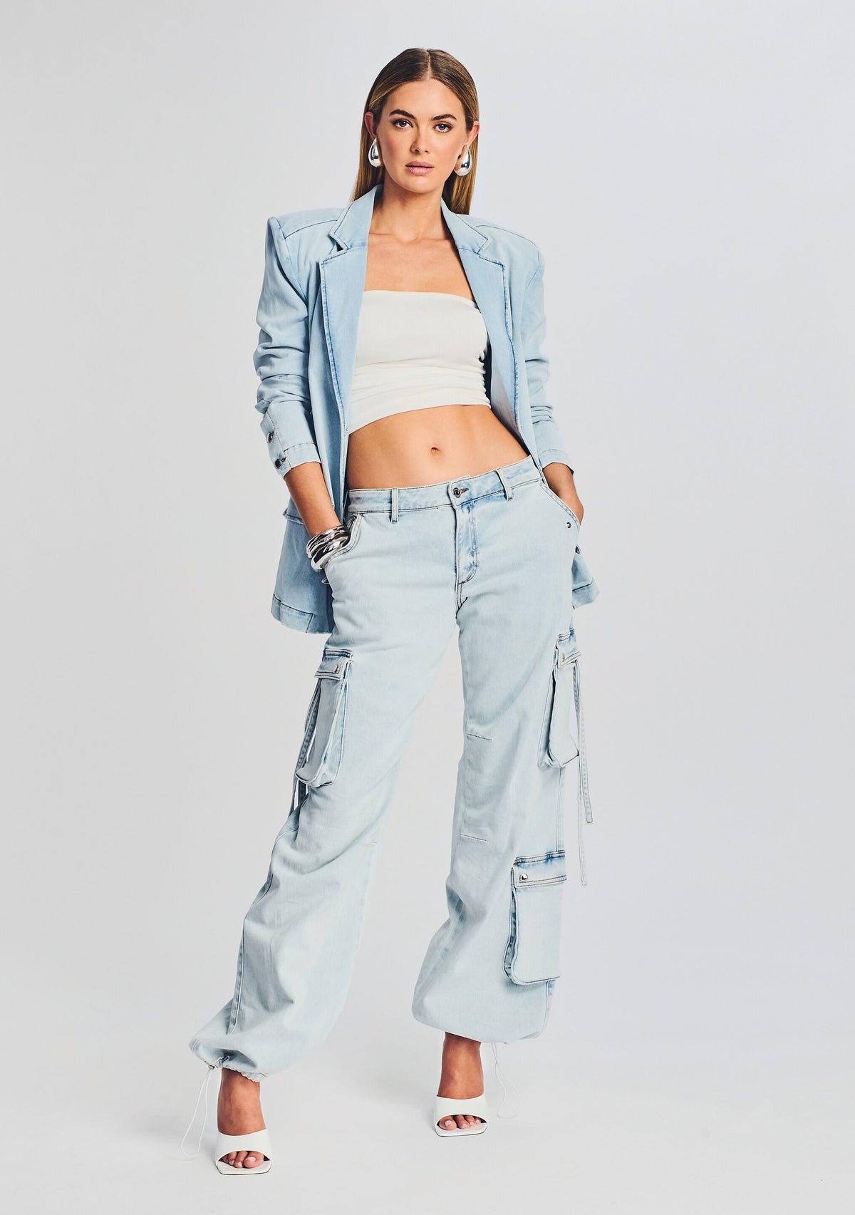 Beckett Denim Blazer