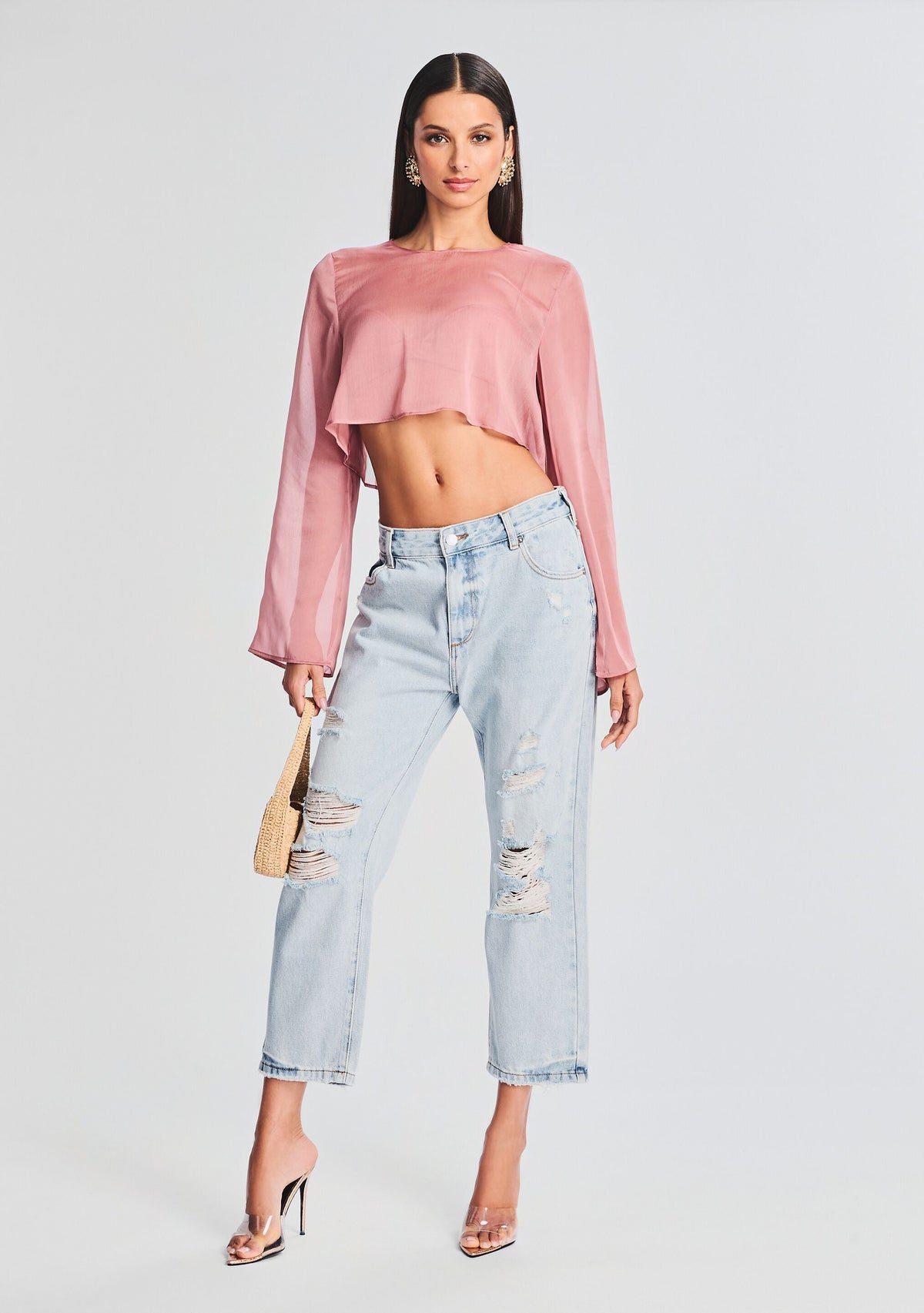 Grace Cropped Shirt