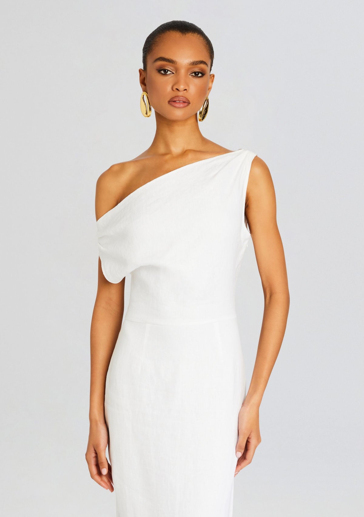 Linen Off The Shoulder Maxi
